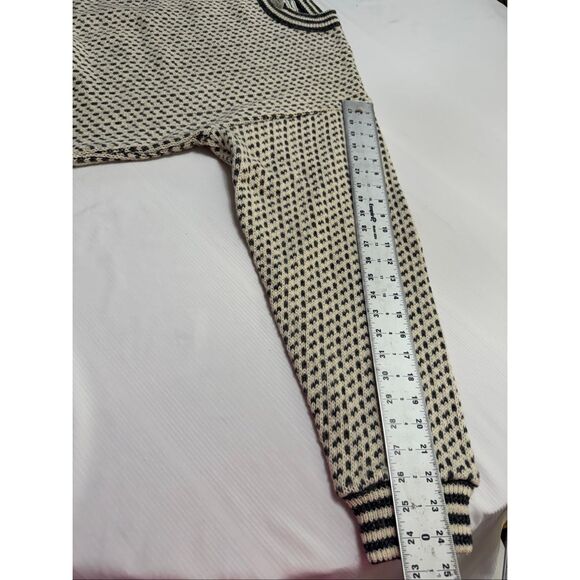 L.L. Bean Vintage Norway Birdseye Heavy Fisherman Sweater Men’s Size Large Tall - Picture 9 of 16